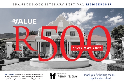 The Franschhoek Literary Festival Membership - Gift Voucher
